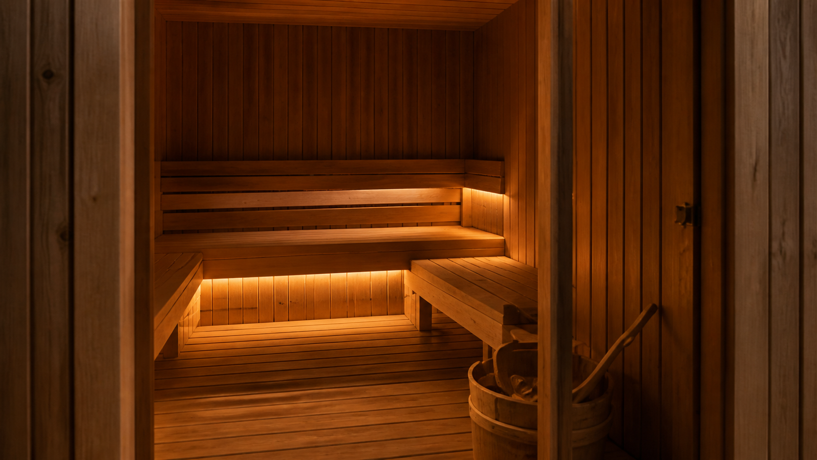 A quiet sauna reset at the end of the day
